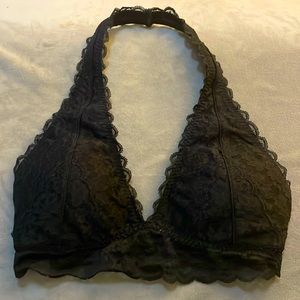 Hollister Gilly Hicks Small black halter bralette